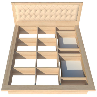 Giường ngủ 2 hộc kéo Tundo 180cm x 200cm