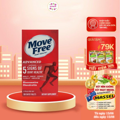 Hỗ trợ giảm đau nhức xương khớp Schiff Move Free Mỹ nâng cao sức khỏe khớp, sụn và xương, tăng khả năng vận động linh hoạt thoải mái-QuaTangMe Extaste
