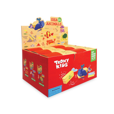 Bộ Đồ Chơi DIY TOONYKIDS Phiêu Lưu Đại Dương Sea Animal Turtle Cho Bé TN00124-005 [Tặng Kèm Sticker]