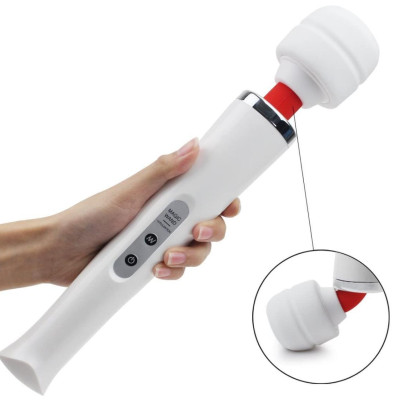 Máy Mát Xa HV280 Không Dây Pin Sạc 100% Seal Chính Hãng, Máy Massage HV280 Maggic Wand 10 Kiểu Tốc Độ Mạnh Mẽ Bản Nâng Cấp