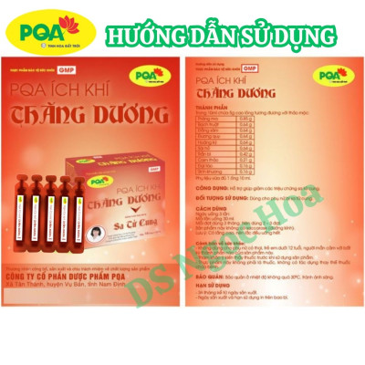 5 Hộp Ích Khí Thăng Dương PQA Hỗ Trợ Giảm Các Triệu Chứng Sa Tử Cung, Điều Bổ Tỳ Vị Hộp 10 Ống