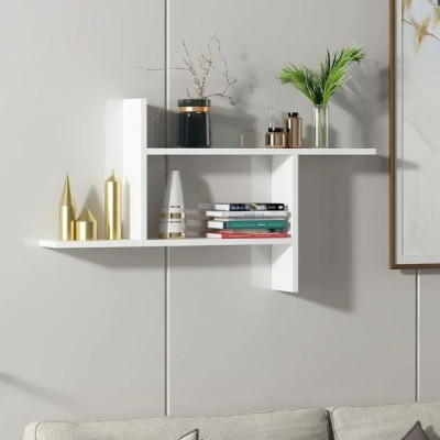 Kệ Gỗ Trang Trí Treo Tường 2 Tầng Juno Sofa CTKT515 KT 100 x 55 x 20cm