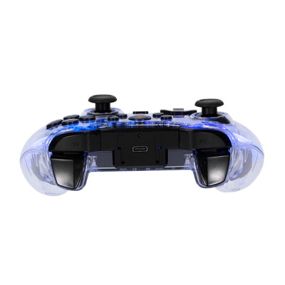 Gamepad Tay cầm chơi game Không Dây EDRA EGP7603 đèn Led - Trong suốt - Hàng Chính Hãng