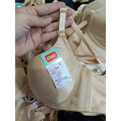 Áo Lót Nữ Mút Mỏng Trơn Có Gọng, Cúp Nâng Cài Sau 3 Móc Zenny 308 – B80/B85/B90