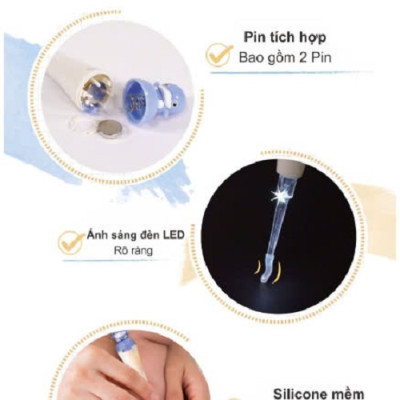 DỤNG CỤ RÁY TAI CHO BÉ CÓ ĐÈN KUKU - KU3036