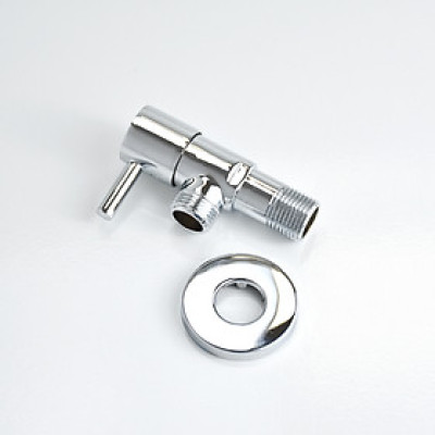 Van góc giảm áp lực nước đồng cao cấp mặt gương Hiwin JF-210