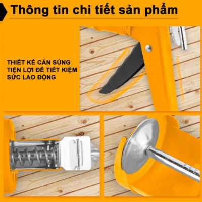 SÚNG BƠM SILICON INGCO HCG0309 - HÀNG CHÍNH HÃNG