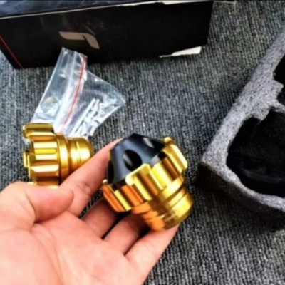 BỘ 2 CÁI ĐẦU GÙ CHỐNG ĐỔ BÁNH TRƯỚC XE MÁY TRANG TRÍ CỰC ĐẸP MẪU MỚI