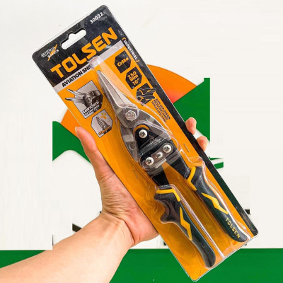 KÉO CẮT TÔN THẲNG (CÔNG NGHIỆP) 10"/250MM TOLSEN 30022 - HÀNG CHÍNH HÃNG