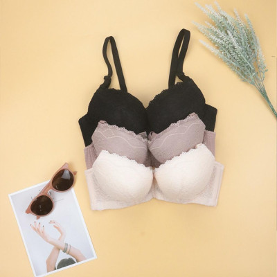 Áo Lót Nâng Ngực Nữ Đệm Dày Có Gọng LUPERI LU3AL854 Phối Ren Nâng Ngực Hiệu Quả, Thoáng Mềm Mại, Co Giãn Thoải Mái