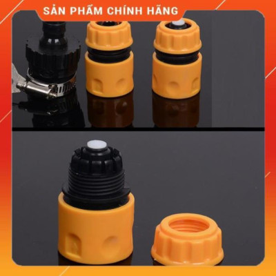 ️ Bộ dây vòi xịt nước rửa xe, tưới cây , tăng áp 3 lần, loại 15m 206318 đầu đồng,cút,nối đen+ mở chai