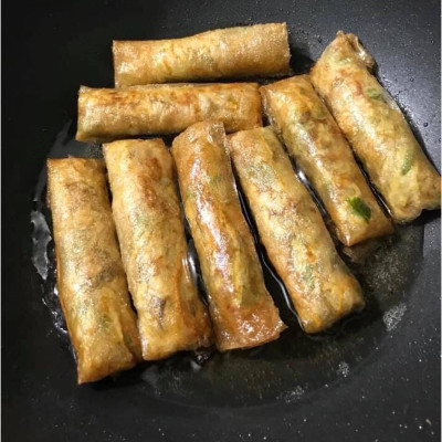 Bánh Ram Hà Tĩnh Lý Tưởng 250g, Chả Ram Cuốn Nem Giòn Ngon, Phơi Sương Hút Chân Không