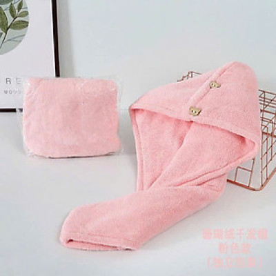 Khăn ủ tóc đa năng, khăn quấn tóc gội đầu cao cấp, vải cotton mềm mại thấm hút tốt Cicico B190