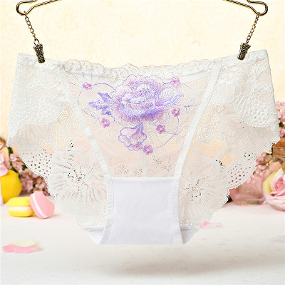Combo 05 Quần Lót Ren Thêu Hoa Hồng Mềm Mại Quyến Rũ (Giao màu ngẫu nhiên)