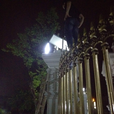 Đèn pha led năng lượng mặt trời DK312 100W