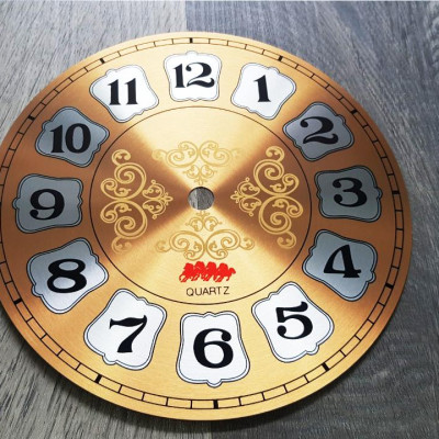 Mặt số Bông đồng hồ treo tường bằng nhôm đường kính 20cm (D20), mã số MS-B20