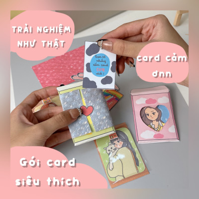 Bộ Tranh Tương Tác Cô Tiên Xanh - Gói Card