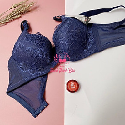 Áo Lót Thái lan  9811 – Chất ren mịn, mút mỏng, có gọng, Cup B, Bigsize