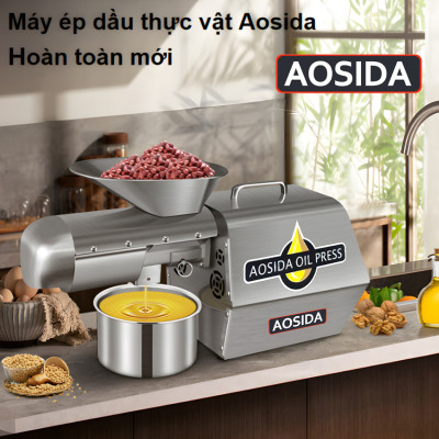 Máy ép dầu thực vật Nóng và Lạnh. Thương hiệu Anh Quốc AOSIDA cao cấp WF-J168 - Hàng chính hãng