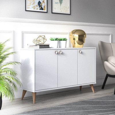 Bàn sảnh ra vào gỗ hiện đại SMLIFE Comissas