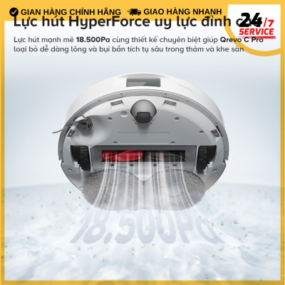 Robot hút bụi lau nhà Roborock Qrevo C Pro- Hàng Chính Hãng