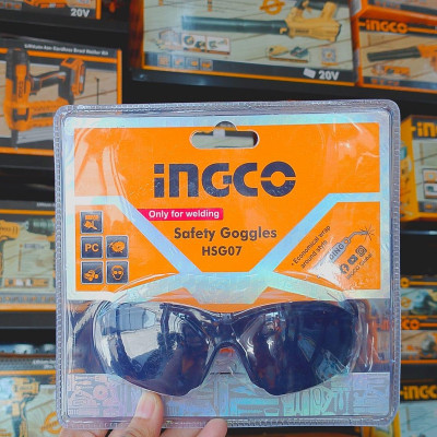 KÍNH BẢO HỘ ĐEN DÙNG ĐỂ HÀN INGCO HSG07 - HÀNG CHÍNH HÃNG