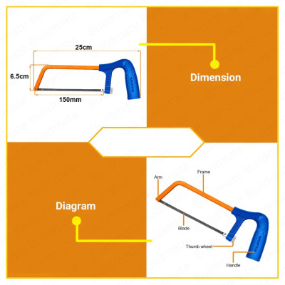 KHUNG CƯA SẮT MINI 150MM(6") WHF2105 WADFOW - HÀNG CHÍNH HÃNG