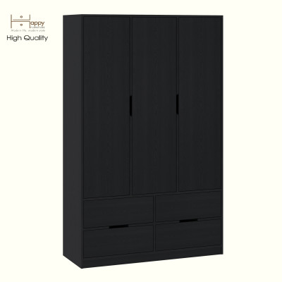 HAPPY FURNITURE ,Tủ lưu trữ 3 cửa mở - LAYLA , TCM_274 , 119cm x 45cm x 190cm DxRxC