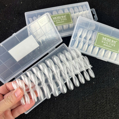 Móng Úp Nhám Form Hạt Gạo Cao Cấp Hộp 240 Móng Vỉ Size S,M,L, Form Nhọn, Bầu, Hạt Gạo Tạo Kiểu Móng, Tập Làm Nail Nữ, Tiện Dụng Nail Phương Miu