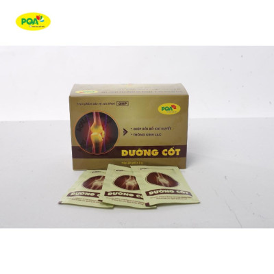 Dưỡng Cốt PQA Giúp Bồi Bổ Khí Huyết Thông Kinh Lạc Và Hỗ Trợ Giảm Đau Nhức Xương Khớp Hộp 25 Gói