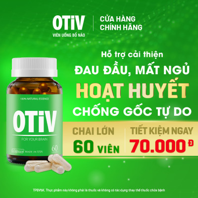 Viên uống OTIV bổ não (60 viên) 