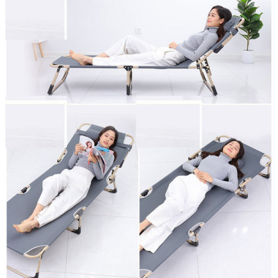 Ghế xếp thành giường, Vải lưới thoáng khí, Khung kim loại sơn tĩnh điện bền bỉ - NIKITA