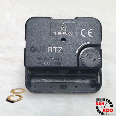 Máy đồng hồ treo tường kim trôi Nhật Bản chính hãƞg hiệu Shinfuku cốt dài 18 (trục vặn ốc 11mm)-bảo hành 5 năm