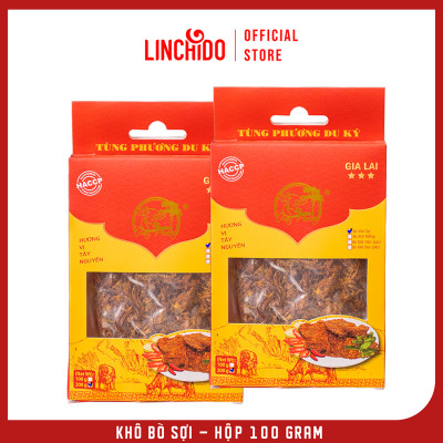 Khô Bò Sợi _ Tùng Phương Du Ký _ Loại 100 Gram ( LOẠI HỘP )