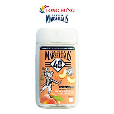 Gel tắm 92% hữu cơ Le Petit Marseillais (250ml) - Hàng chính hãng