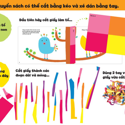 Sách - Tủ Sách Vui Để Học - Cắt Dán Thật Vui!