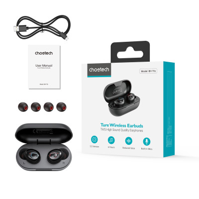 Tai Nghe Choetech BH-T16 Bluetooth True Wireless  (Hàng chính hãng)