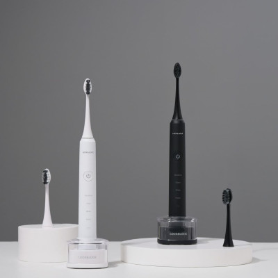Bàn Chải Đánh Răng Điện Locknlock Màu trắng ENR346WHT - Hàng chính hãng, DC3.7V, Trọng Lượng 235g, Sạc Không Dây - JoyMall