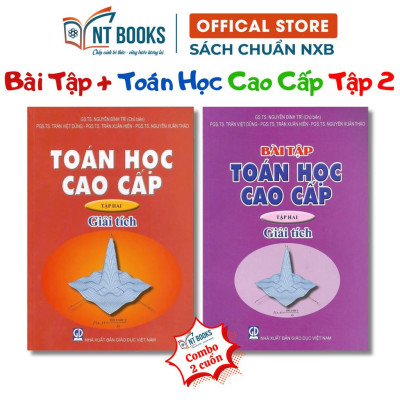 Sách - Bài Tập Toán Học Cao Cấp Tập Hai - Giải Tích - KHỔ TO - NXB Giáo Dục - HV