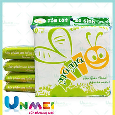 (Combo 6 Gói Tiết Kiệm) Gói 30 tờ miếng lót sơ sinh / lót phân xu Mama dùng 1 lần tiện lợi