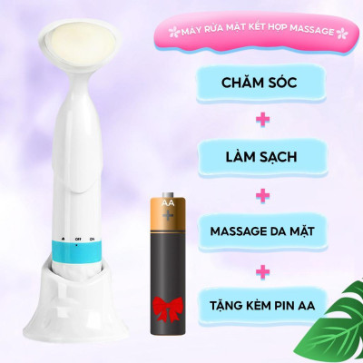 Máy mát xa rửa mặt kết hợp làm sạch Half Horse. Làm sạch sâu và tăng cường tuần hoàn máu giúp da sáng đẹp (Có hàng)