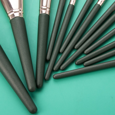 Bộ Cọ 14 cây Siêu Mềm tặng túi chia cọ Cao cấp Lông Mền Xịn ăn phấn Hidati chính hãng