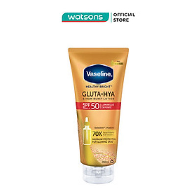 Serum Dưỡng Thể Chống Nắng Vaseline Healthy Bright Gluta-Hya Serum Burst Lotion SPF50 PA+++ 260ml