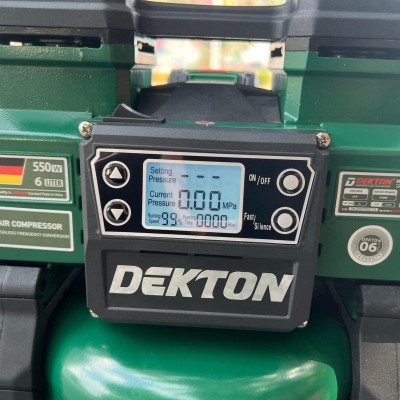 Máy nén khi dùng pin 21V ( BÌNH HỢP KIM NHÔM CAO CẤP ) Dekton M21-NK01BL  -HÀNG CHÍNH HÃNG