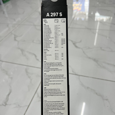 Gạt Mưa BOSCH AeroTwin Euro Set A297S Kích thước 24/60cm – 20/50cm | Dành cho Xe Audi Q5, Porsche Macan, Volvo XC90