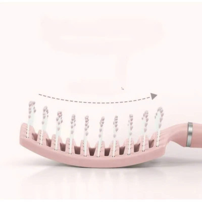 Combo 2 Lược Bán Nguyệt Chải Tóc Gỡ Rối Đa Năng-Lược Chải Làm Tạo Phồng Chân Tóc Lược Massage Đầu Mini (Màu ngẫu nhiên)