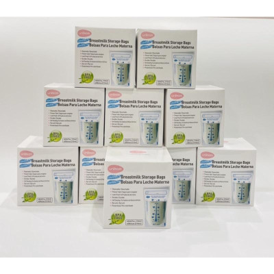 Túi trữ sữa Mẹ UNIMOM 210ml, hộp 60 túi, hàng chính hãng, không cần tiệt trùng,