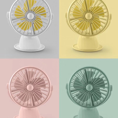 Quạt mini để bàn kiêm kẹp đa năng xoay 360 tích hợp đèn ngủ hiệu HOTCASE Yase YS-2208B - trang bị chức năng xoay đảo gió, 2 mức tốc độ gió, hoạt động lên lên đến 4h - Hàng nhập khẩu