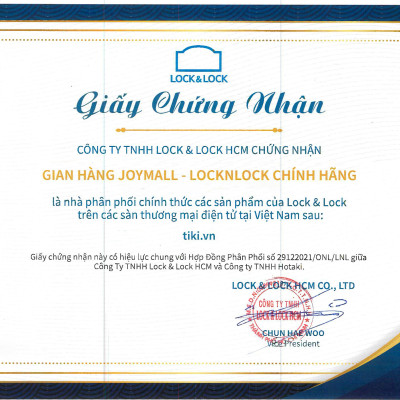 Bình đựng dầu ăn thủy tinh LocknLock 550ml CKO208, Hàng chính hãng, nắp mở tự động, miệng bình rộng, có tay cầm -JoyMall