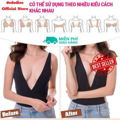 Băng keo dán ngực, nâng ngực quyến rũ dành cho nữ dododios, bám dính chắc chắn tuyệt đối có thể tạo nhiều kiểu - Chính hãng dododios Model 2030LUX